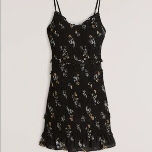 Abercrombie & Fitch Floral Smocked Mini Dress